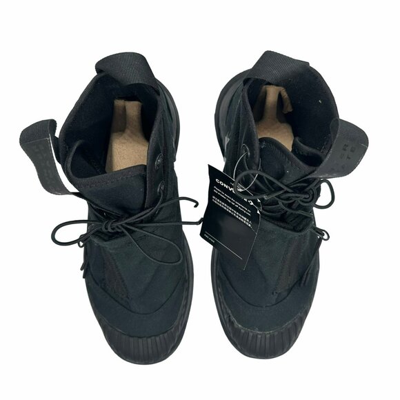 ❤️Converse Utility Explore Hi Sz 10 Womens Sneakers Boot Shoes Black 172125C New - Picture 5 of 10